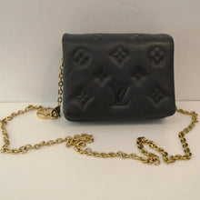 Load image into Gallery viewer, Louis Vuitton Vintage Black Calfskin Mini Coussin
