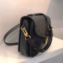 Load image into Gallery viewer, Louis Vuitton Vintage Black Empreinte Leather Metis Pochette
