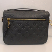 Load image into Gallery viewer, Louis Vuitton Vintage Black Empreinte Leather Metis Pochette
