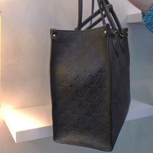 Load image into Gallery viewer, Louis Vuitton Vintage Black Empreinte Leather On The Go GM
