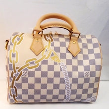 Load image into Gallery viewer, Louis Vuitton Vintage Damier Azur Nautical Speedy 25
