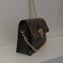 Load image into Gallery viewer, Louis Vuitton Vintage Damier Ebene Vavin Chain Wallet
