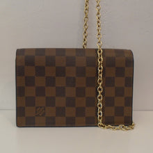 Load image into Gallery viewer, Louis Vuitton Vintage Damier Ebene Vavin Chain Wallet
