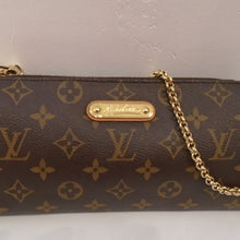 Load image into Gallery viewer, Louis Vuitton Vintage Monogram Eva with Leather Shoulder Strap
