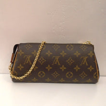 Load image into Gallery viewer, Louis Vuitton Vintage Monogram Eva with Leather Shoulder Strap
