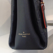Load image into Gallery viewer, Louis Vuitton Vintage Navy Empreinte Leather Surene MM Tote
