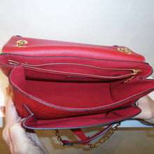Load image into Gallery viewer, Louis Vuitton Vintage Red Empreinte Leather Vavin PM
