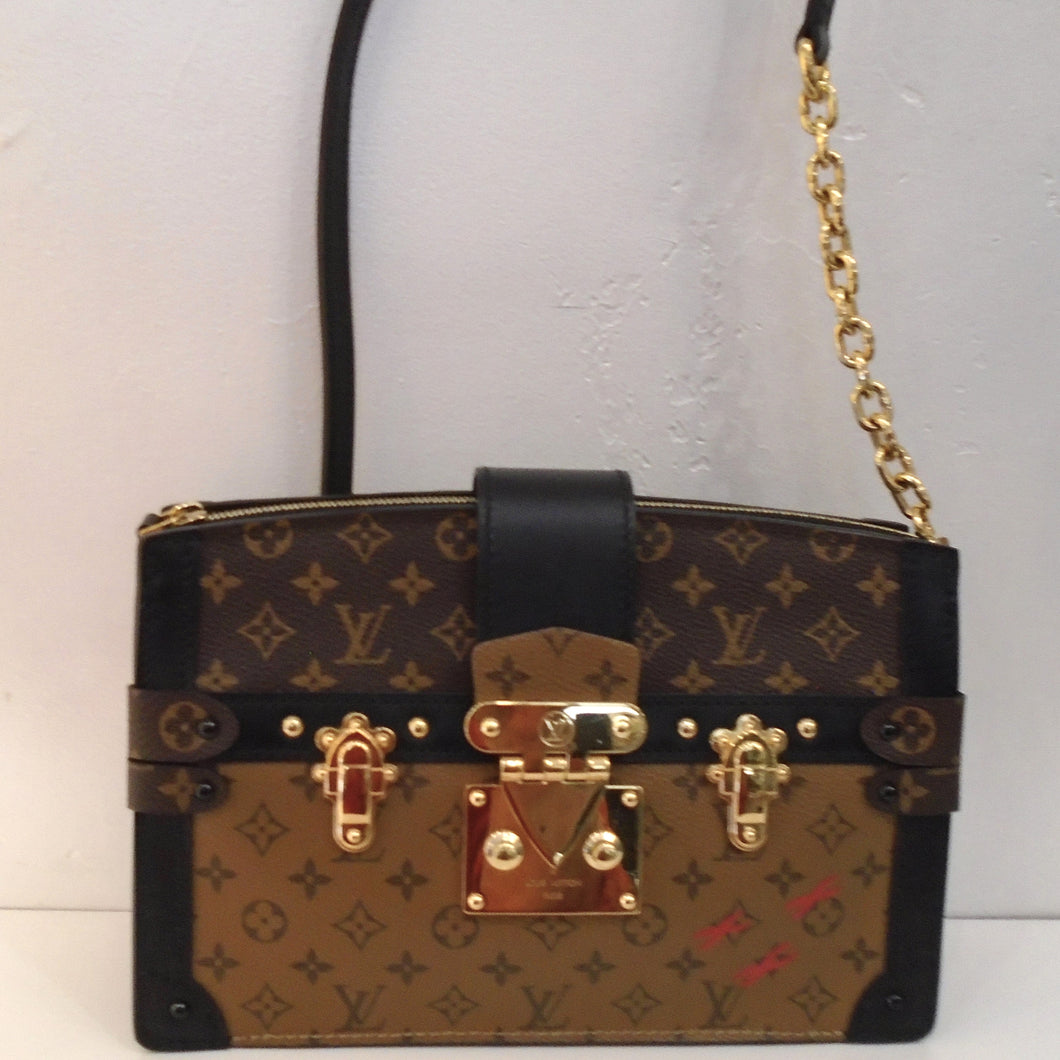 Louis Vuitton Vintage Reverse Trunk Clutch