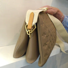 Load image into Gallery viewer, Louis Vuitton Vintage Lambskin Taupe Coussin MM
