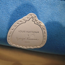 Load image into Gallery viewer, Louis Vuitton Vintage x Yayoi Kusama Blue Empreinte Leather On The Go PM
