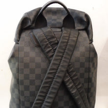 Load image into Gallery viewer, Louis Vuitton Vintage Zack Backpack Black Graphite Ebene
