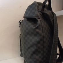 Load image into Gallery viewer, Louis Vuitton Vintage Zack Backpack Black Graphite Ebene
