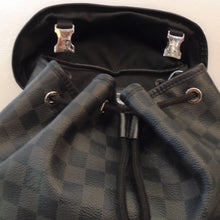 Load image into Gallery viewer, Louis Vuitton Vintage Zack Backpack Black Graphite Ebene
