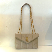 Load image into Gallery viewer, YSL Beige Puffer Napa Lambskin/Chevron
