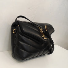 Load image into Gallery viewer, YSL Chevron Mini Lou Lou With Gold Hardware
