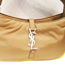 Load image into Gallery viewer, YSL Light Cork/Yellow Hobo Bag
