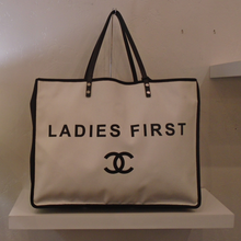 Load image into Gallery viewer, Chanel Vintage Limited Edition Canvas Tote

