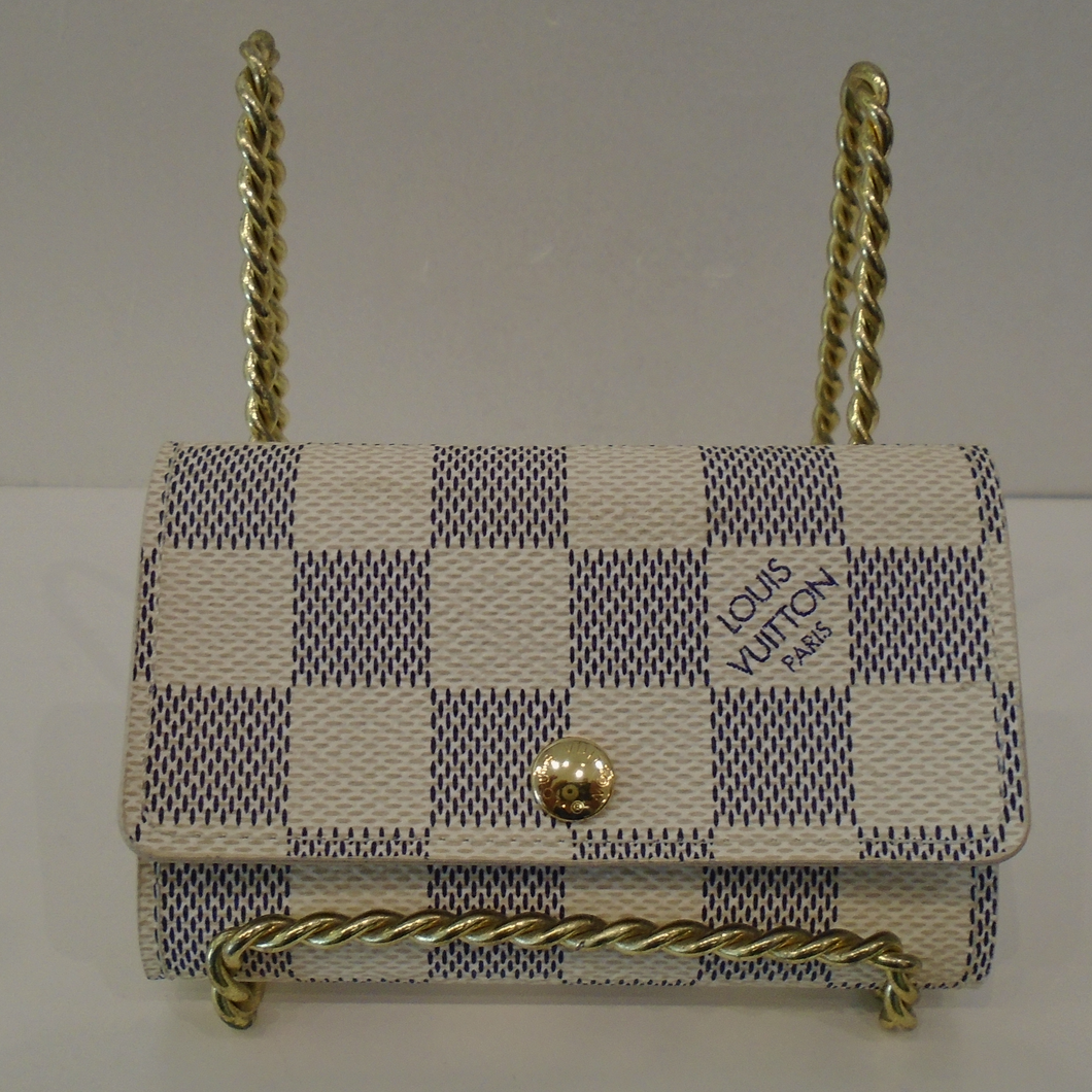 Louis Vuitton Vintage Key Keeper Damier Azure