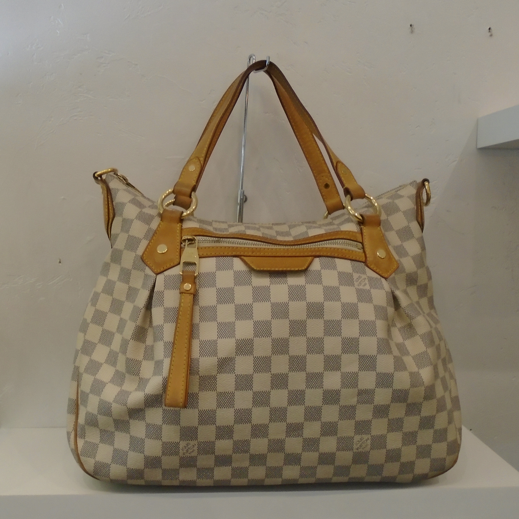 Louis Vuitton Vintage Damier Azur Evora Bag