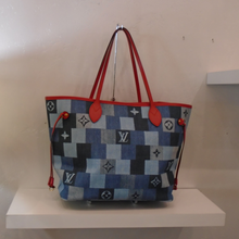 Load image into Gallery viewer, Louis Vuitton Vintage Neverfull MM Denim
