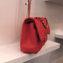 Load image into Gallery viewer, Chanel Vintage Red Jumbo Double Flap
