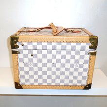 Load image into Gallery viewer, Louis Vuitton Vintage Damier Azur Vanity Trunk
