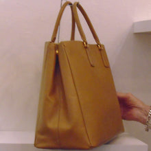 Load image into Gallery viewer, Prada Caramel Saffiano Leather Large Tote

