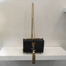 Load image into Gallery viewer, YSL Kate Black Leather Crossbody
